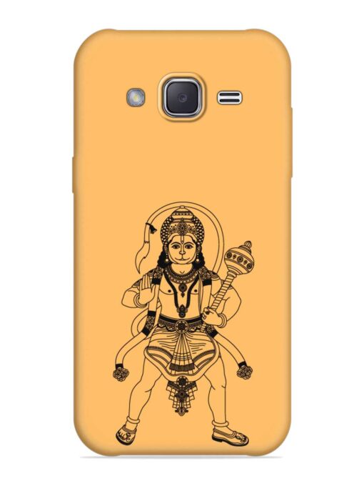 Indian God Hanuman Embossed Soft Silicone Case for Samsung Galaxy J2 (2016)