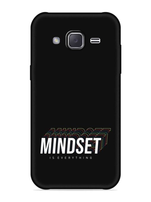 Mindset Everything Slogan Embossed Soft Silicone Case for Samsung Galaxy J2 (2016)