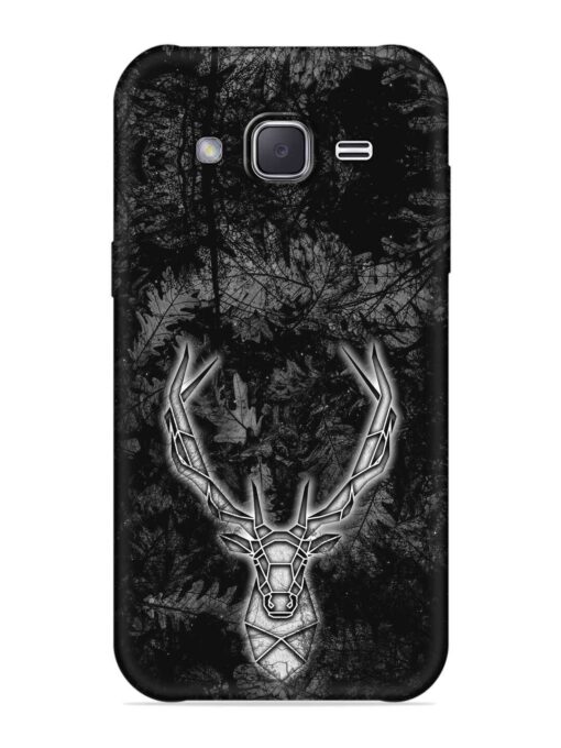 Ancient Deer Embossed Soft Silicone Case for Samsung Galaxy J2 (2016) Zapvi