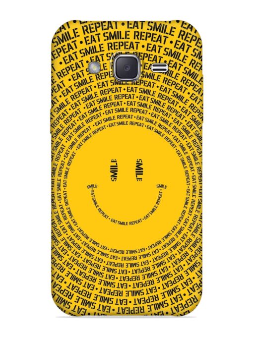 Smiley Embossed Soft Silicone Case for Samsung Galaxy J2 (2016)