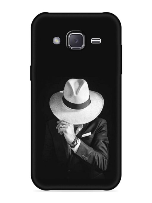 Men Under Hat Embossed Soft Silicone Case for Samsung Galaxy J2 (2016) Zapvi