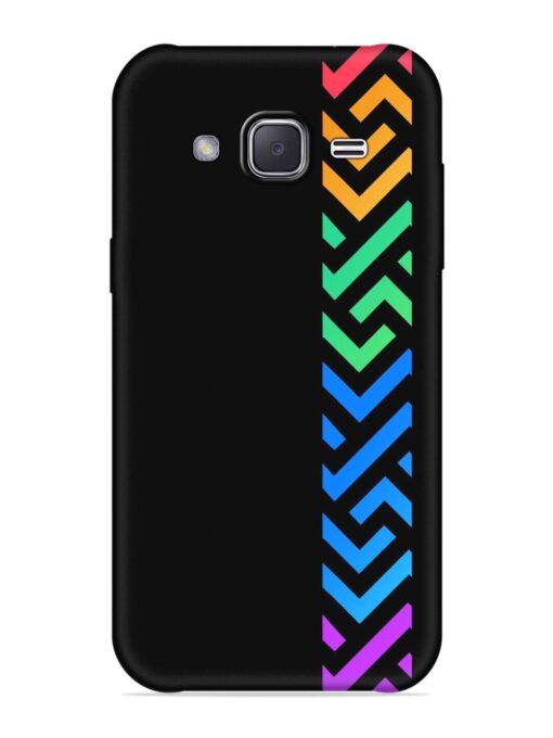 Colorshape Stripes Embossed Soft Silicone Case for Samsung Galaxy J2 (2016) Zapvi