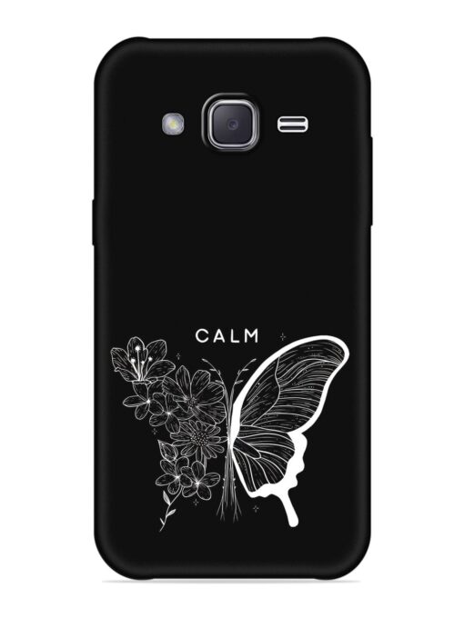 Calm Embossed Soft Silicone Case for Samsung Galaxy J2 (2016) Zapvi