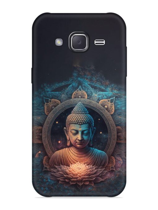 Gautam Buddha Embossed Soft Silicone Case for Samsung Galaxy J2 (2016) Zapvi