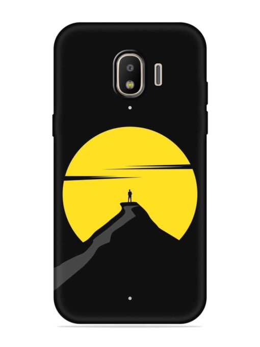 Black Ultra Vector Embossed Soft Silicone Case for Samsung Galaxy J2 (2018)