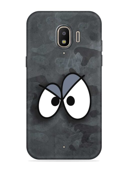 Big Eyes Night Mode Embossed Soft Silicone Case for Samsung Galaxy J2 (2018) Zapvi