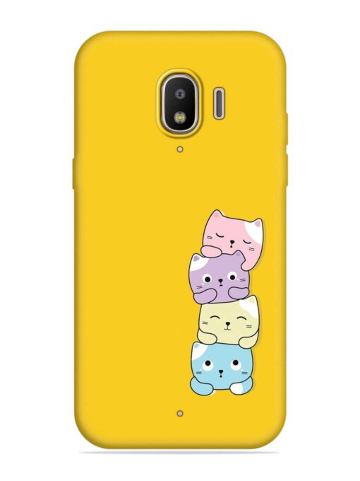 Cartoon Anime Embossed Soft Silicone Case for Samsung Galaxy J2 (2018) Zapvi