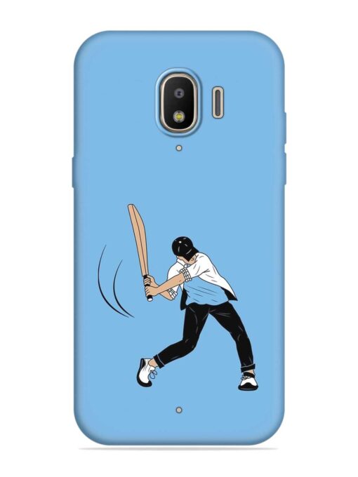 Cricket Gully Boy Embossed Soft Silicone Case for Samsung Galaxy J2 (2018)