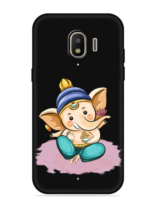 Bal Ganesh Vector Art Embossed Soft Silicone Case for Samsung Galaxy J2 (2018) Zapvi