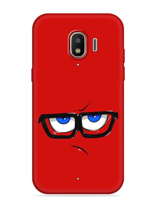 Rad Angry Face Embossed Soft Silicone Case for Samsung Galaxy J2 (2018) Zapvi