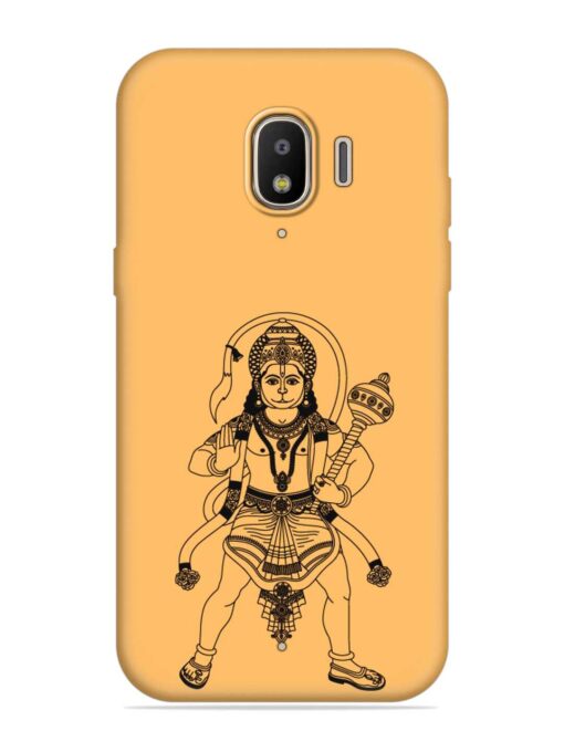 Indian God Hanuman Embossed Soft Silicone Case for Samsung Galaxy J2 (2018)