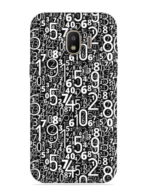 Many Numbers Different Embossed Soft Silicone Case for Samsung Galaxy J2 (2018) Zapvi