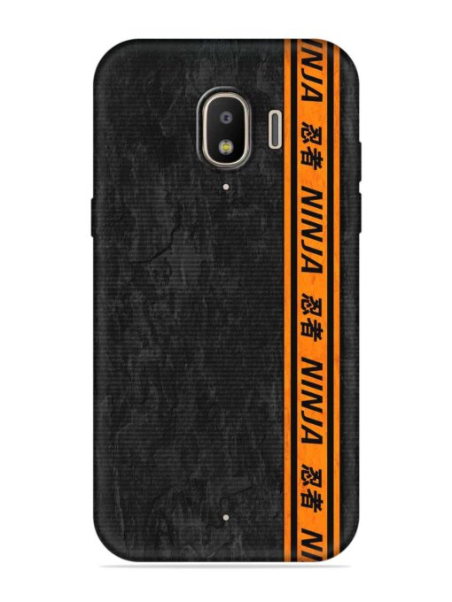 Ninja Srtips Embossed Soft Silicone Case for Samsung Galaxy J2 (2018) Zapvi