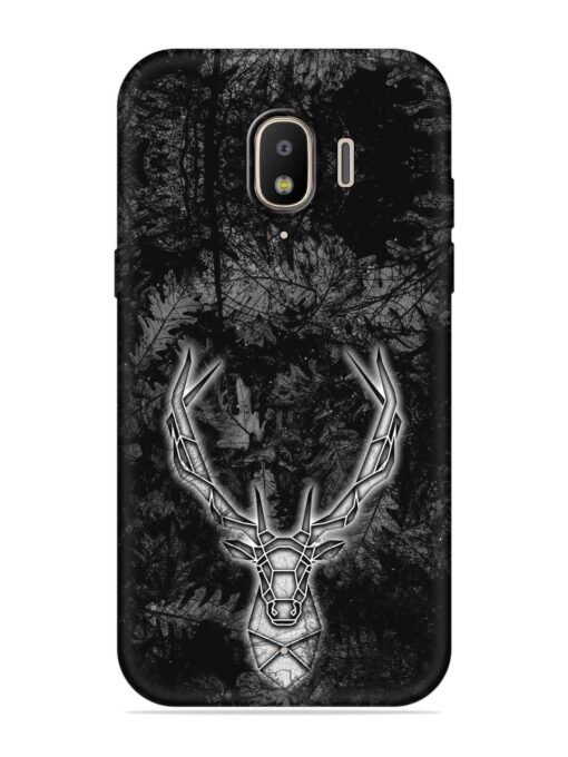 Ancient Deer Embossed Soft Silicone Case for Samsung Galaxy J2 (2018) Zapvi