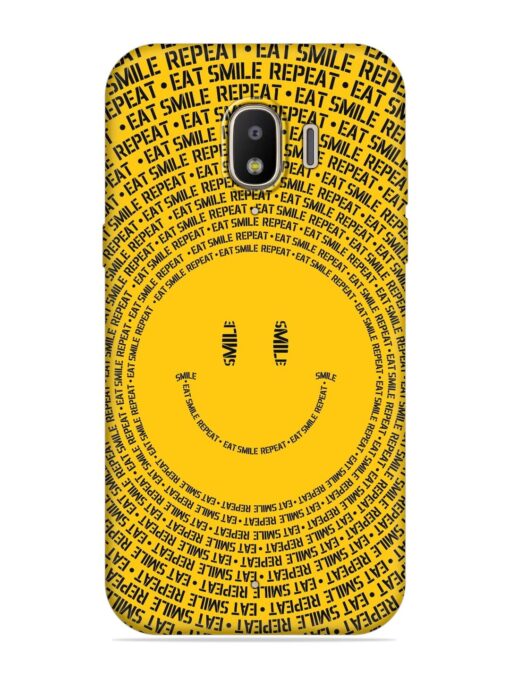 Smiley Embossed Soft Silicone Case for Samsung Galaxy J2 (2018) Zapvi