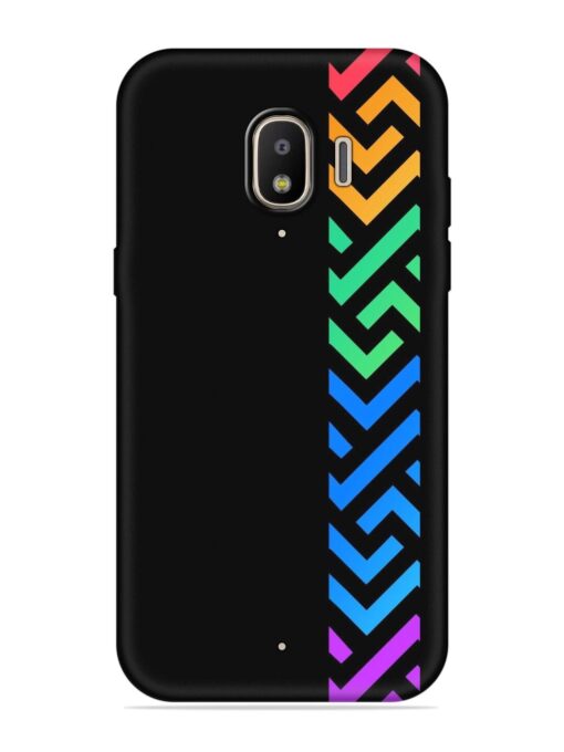 Colorshape Stripes Embossed Soft Silicone Case for Samsung Galaxy J2 (2018)