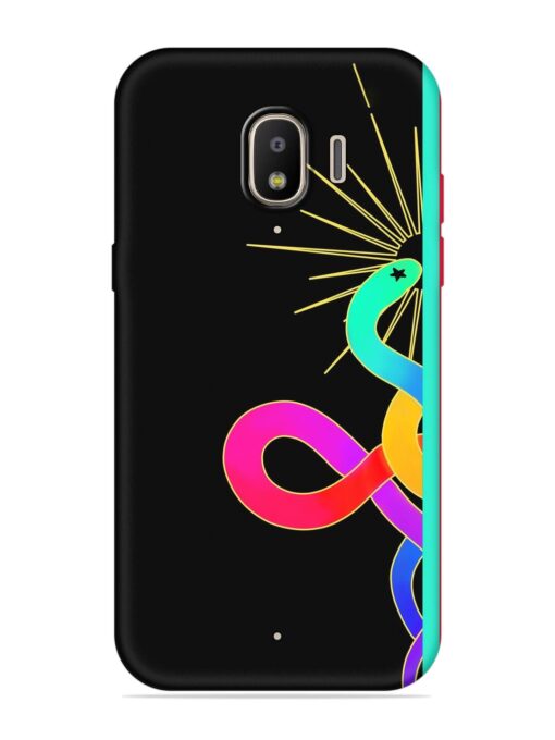 Art Geometric Abstraction Embossed Soft Silicone Case for Samsung Galaxy J2 (2018)