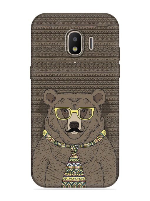 Grizzly Bear Embossed Soft Silicone Case for Samsung Galaxy J2 (2018) Zapvi