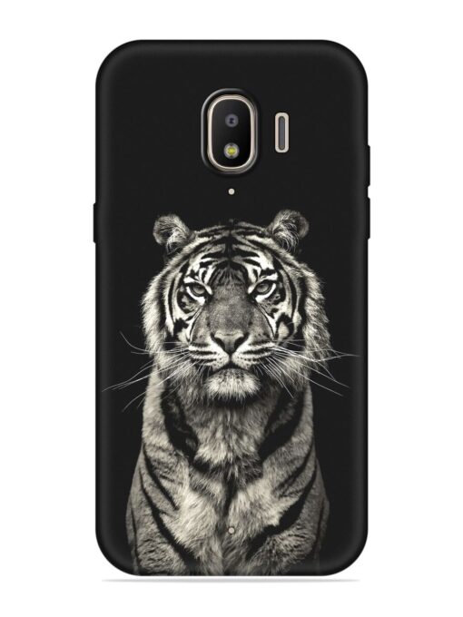 Tiger Art Embossed Soft Silicone Case for Samsung Galaxy J2 (2018) Zapvi