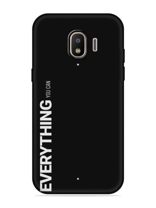 Everything You Can Embossed Soft Silicone Case for Samsung Galaxy J2 (2018)