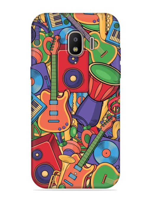 Colorful Music Art Embossed Soft Silicone Case for Samsung Galaxy J2 (2018) Zapvi