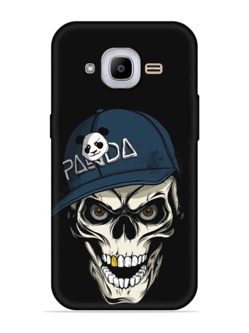 Panda Skull Embossed Soft Silicone Case for Samsung Galaxy J2 Pro (2016)