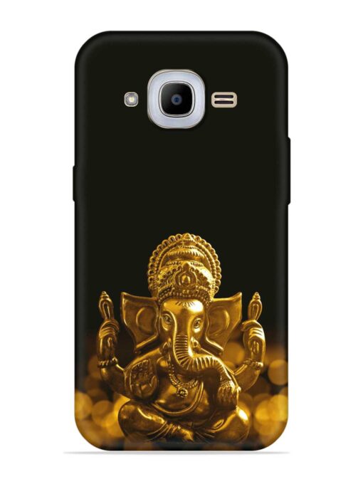 Lord Ganesha Indian Festival Embossed Soft Silicone Case for Samsung Galaxy J2 Pro (2016)