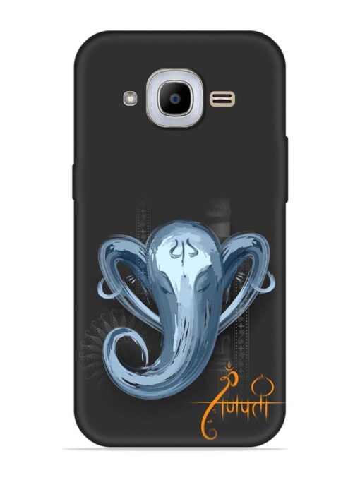 Illustration Lord Ganpati Embossed Soft Silicone Case for Samsung Galaxy J2 Pro (2016) Zapvi