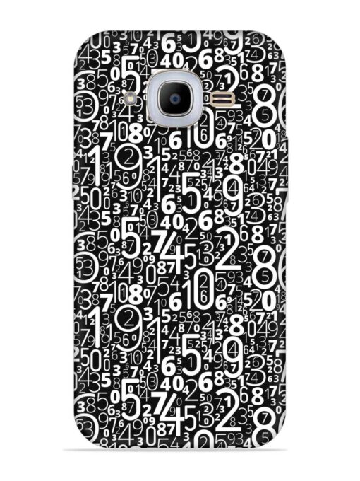 Many Numbers Different Embossed Soft Silicone Case for Samsung Galaxy J2 Pro (2016) Zapvi