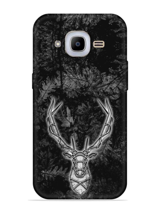 Ancient Deer Embossed Soft Silicone Case for Samsung Galaxy J2 Pro (2016) Zapvi