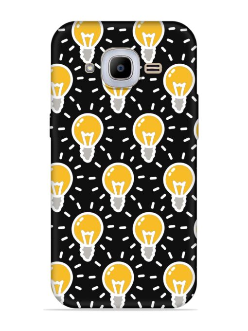 Light Bulb Seamless Embossed Soft Silicone Case for Samsung Galaxy J2 Pro (2016) Zapvi