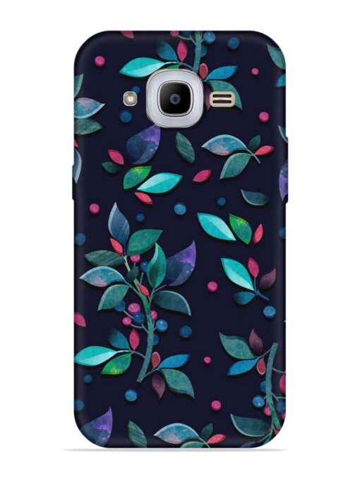 Decorative Watercolor Flower Embossed Soft Silicone Case for Samsung Galaxy J2 Pro (2016)