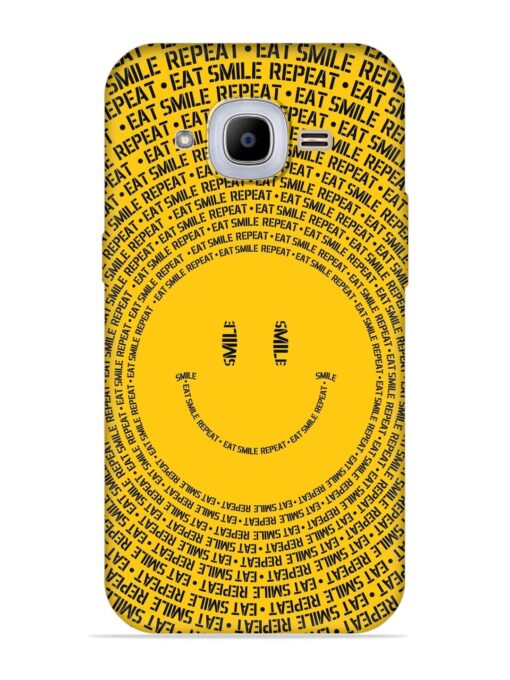 Smiley Embossed Soft Silicone Case for Samsung Galaxy J2 Pro (2016) Zapvi