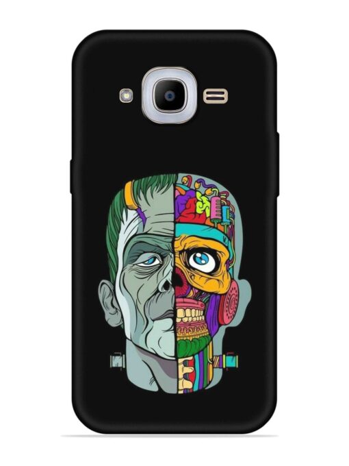 Men Vs Skull Embossed Soft Silicone Case for Samsung Galaxy J2 Pro (2016) Zapvi