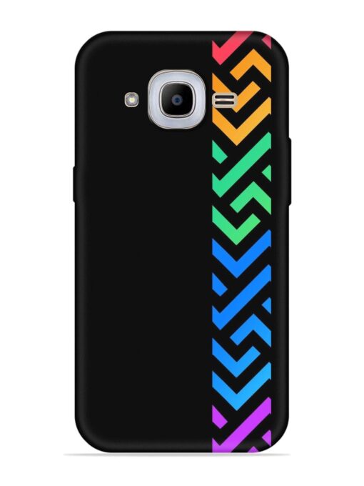 Colorshape Stripes Embossed Soft Silicone Case for Samsung Galaxy J2 Pro (2016) Zapvi