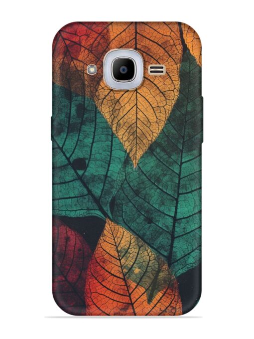 Leaves Artwork Embossed Soft Silicone Case for Samsung Galaxy J2 Pro (2016)