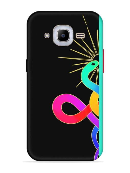 Art Geometric Abstraction Embossed Soft Silicone Case for Samsung Galaxy J2 Pro (2016)