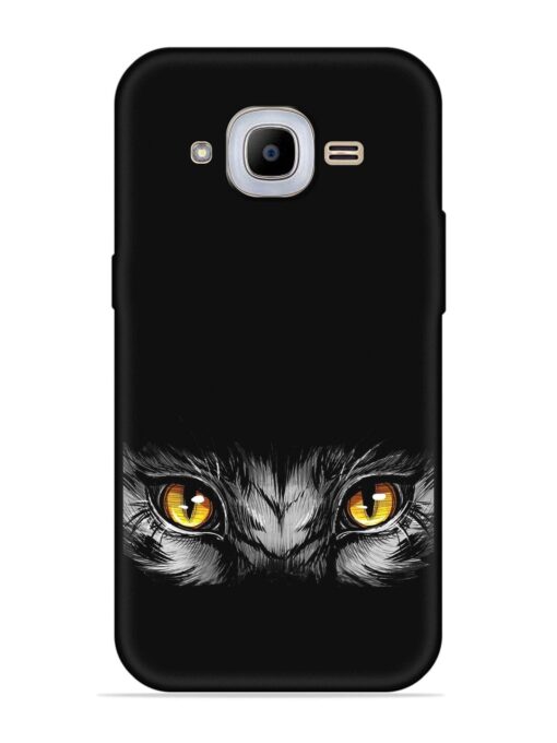 Scary Eye Embossed Soft Silicone Case for Samsung Galaxy J2 Pro (2016)