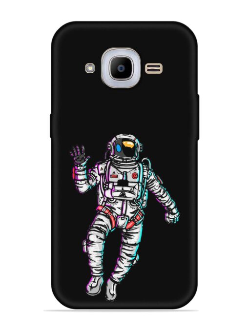 Spaceman Embossed Soft Silicone Case for Samsung Galaxy J2 Pro (2016) Zapvi