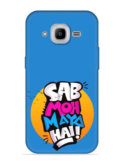 Sab Moh Moya Embossed Soft Silicone Case for Samsung Galaxy J2 Pro (2016) Zapvi