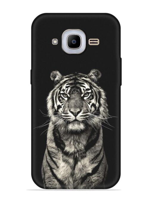 Tiger Art Embossed Soft Silicone Case for Samsung Galaxy J2 Pro (2016) Zapvi