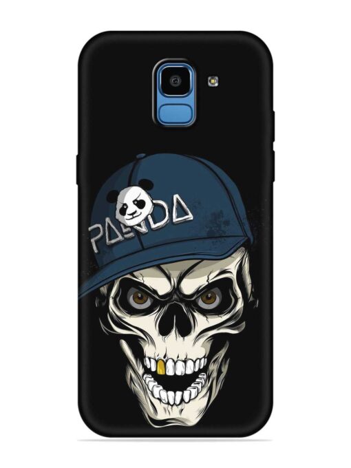 Panda Skull Embossed Soft Silicone Case for Samsung Galaxy J6 (2018)