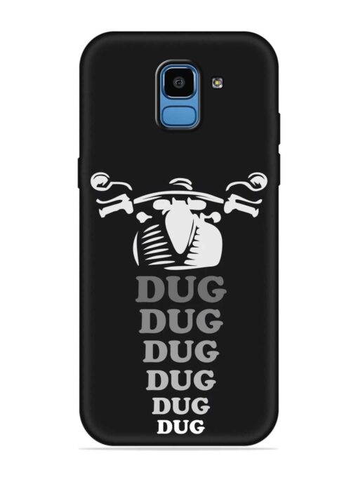 Dug Dug Dug Embossed Soft Silicone Case for Samsung Galaxy J6 (2018)