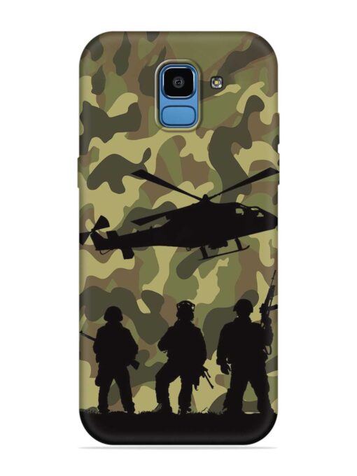 Army Heros Embossed Soft Silicone Case for Samsung Galaxy J6 (2018)