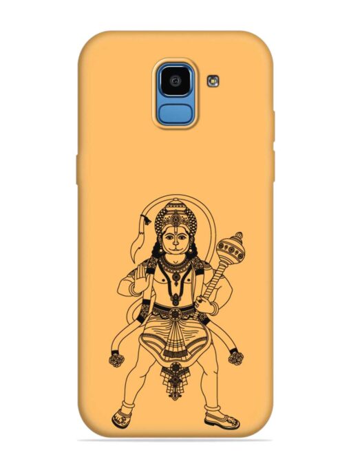 Indian God Hanuman Embossed Soft Silicone Case for Samsung Galaxy J6 (2018)