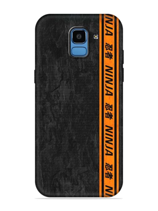 Ninja Srtips Embossed Soft Silicone Case for Samsung Galaxy J6 (2018)