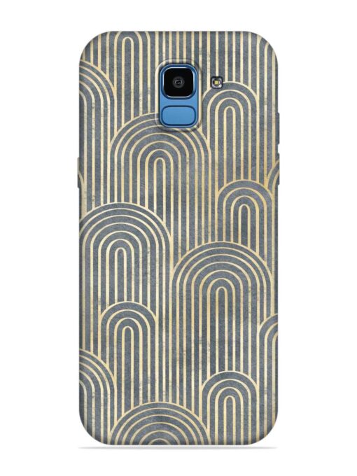 Art Deco Style Embossed Soft Silicone Case for Samsung Galaxy J6 (2018) Zapvi