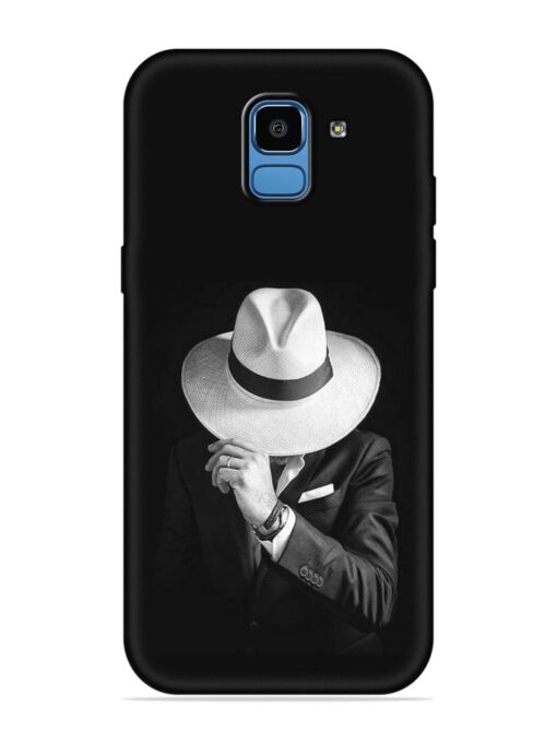 Men Under Hat Embossed Soft Silicone Case for Samsung Galaxy J6 (2018)