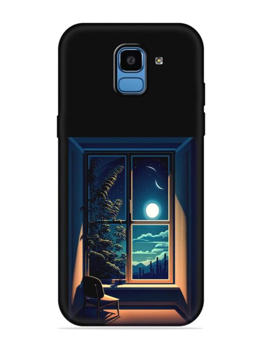 Night View At Window Embossed Soft Silicone Case for Samsung Galaxy J6 (2018)