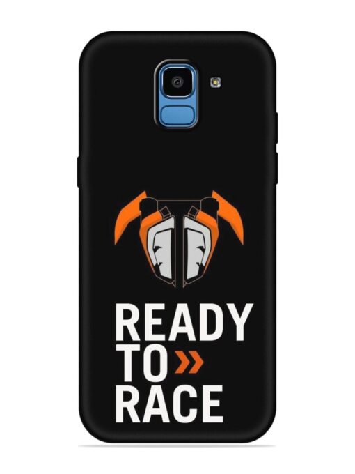 Ready To Race Embossed Soft Silicone Case for Samsung Galaxy J6 (2018)